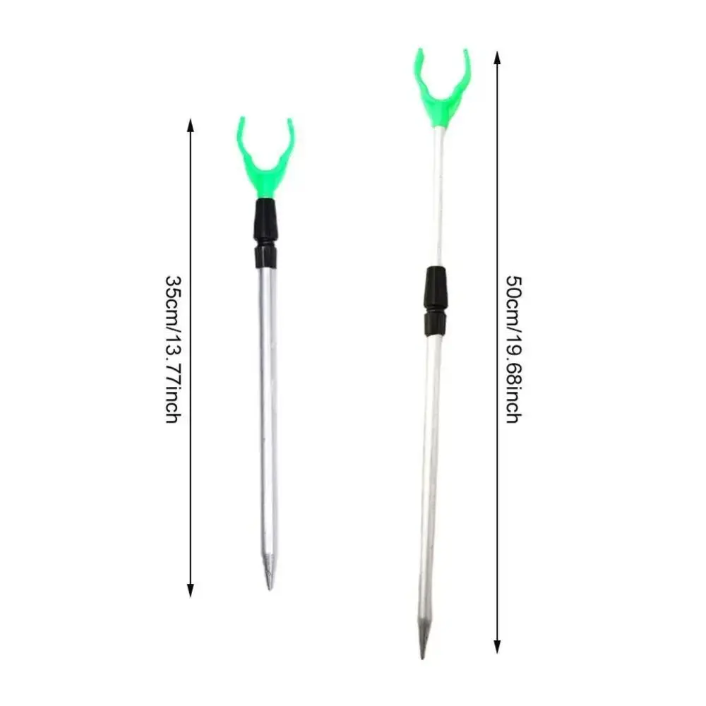 

Aluminum Alloy Telescopic Fishing Stand Telescopic Adjustable Fishing Rod Holder Fixed Extending Fishing Tackle