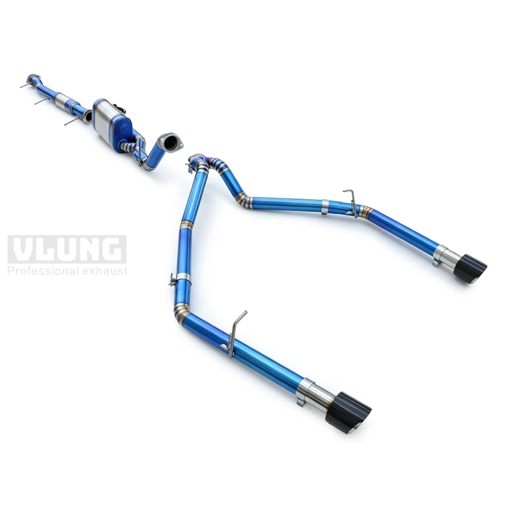 High Flow Valvetronic Full Titanium Cat Back Exhaust For Ford Ranger 2.3T 2018-2026 Light Weight Racing Mod Kit