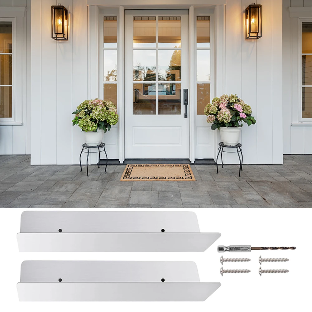 For Garage Doors For Windows Threshold Protector Snake Guard Pest Prevention Silver Stainless Steel Construction