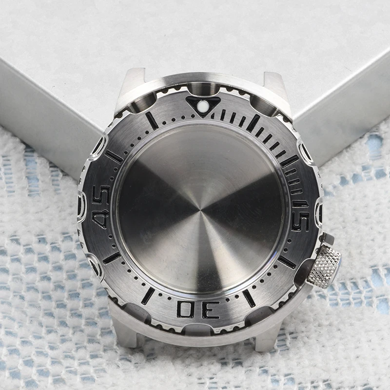 HEIMDALLRWatch Case 42mm Stainless Steel Monster Diver Watch Case Sapphire Glass 200M Waterproof Suitable For NH35/36 Movement