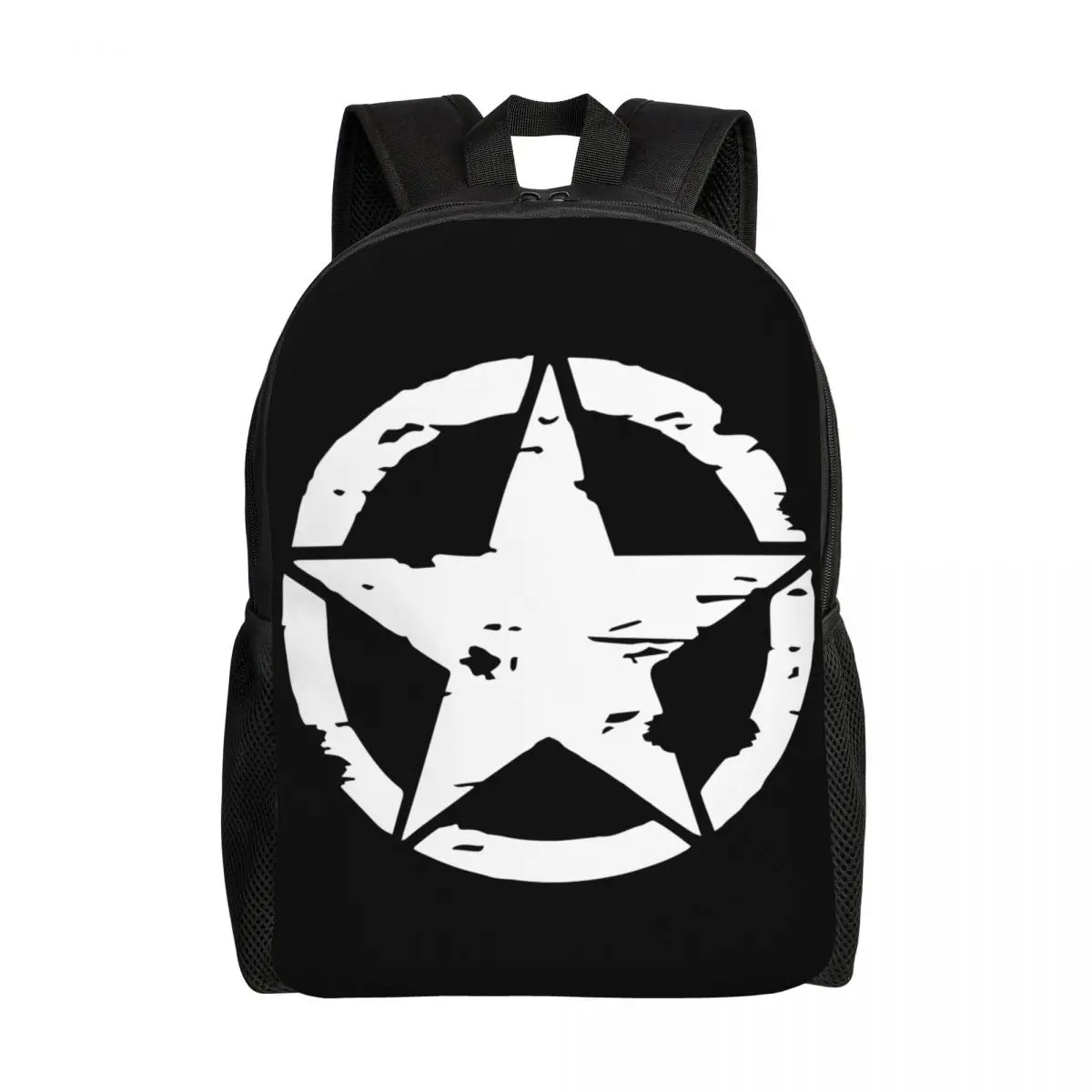 Custom American Tactical Army Military Star Laptop Backpack Men Women Casual Bookbag for School College Students Bag