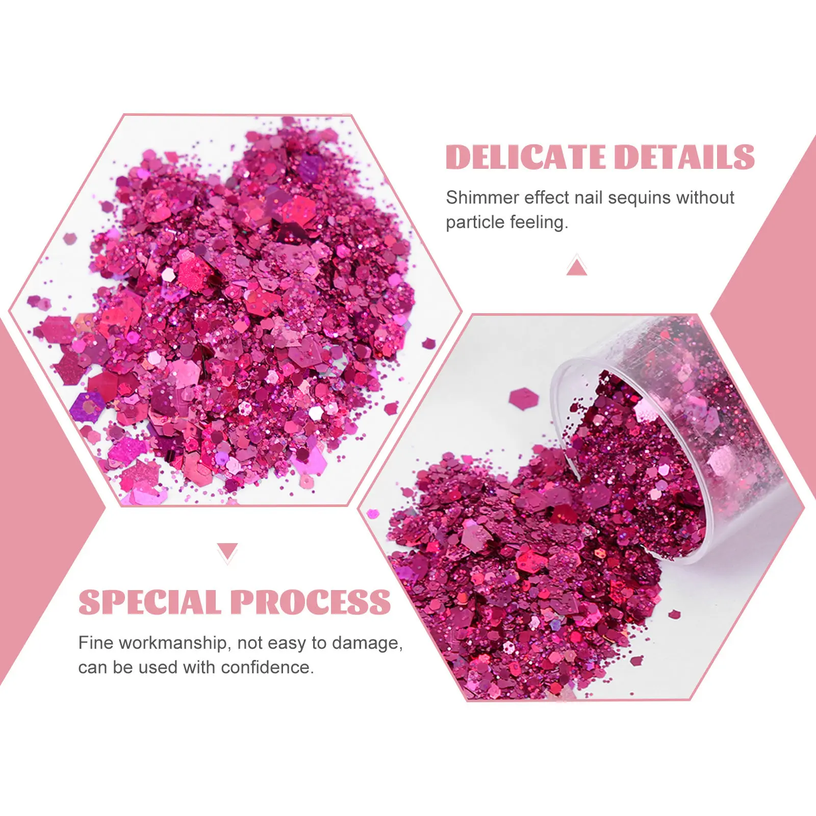 32 Bottles Nail Glitter Sequins Powder for DIY Manicure Art Shimmer Effect Smooth Non-Grainy Sparkling Nail Decor Paillettes