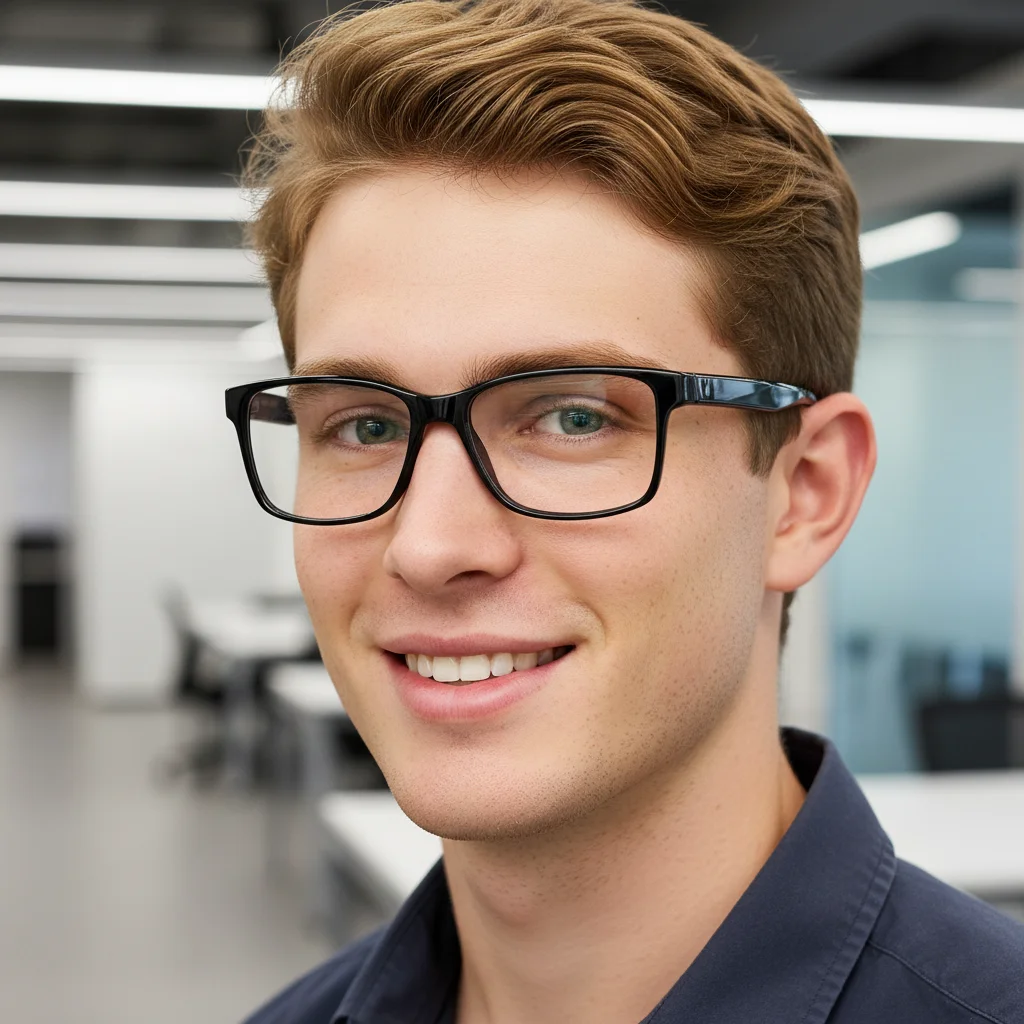 

VZONE Fashion Square Glasses Frame Blue Light Blocking Colorful Temple Large Size Computer Lenses for Men Women Office