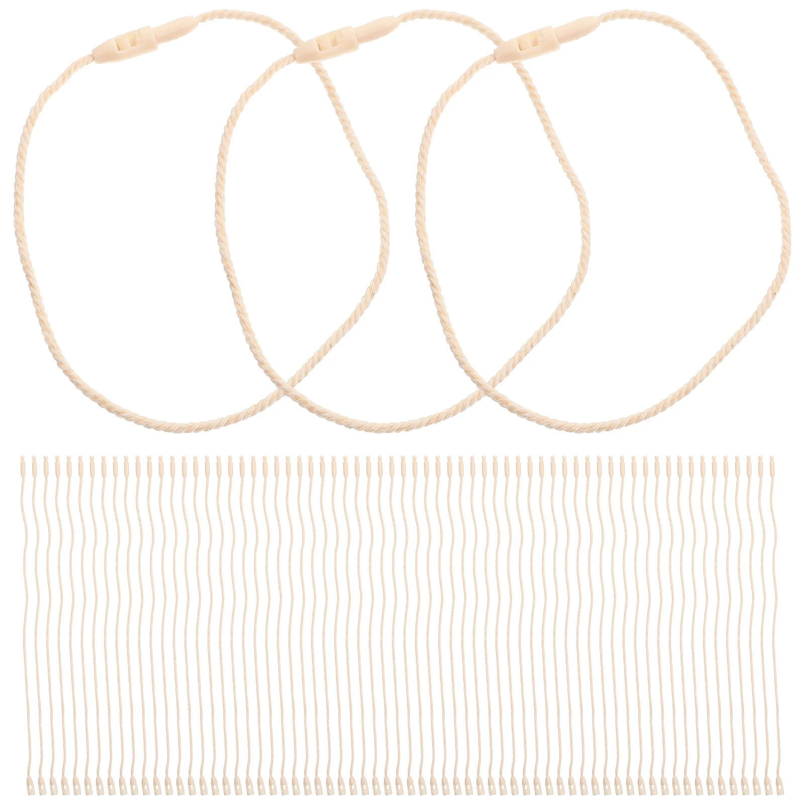 

200Pcs Premium Tag Ropes for Hang Tags Fastener Clothes Label Price Tag Locks Hanging Ropes for Tags
