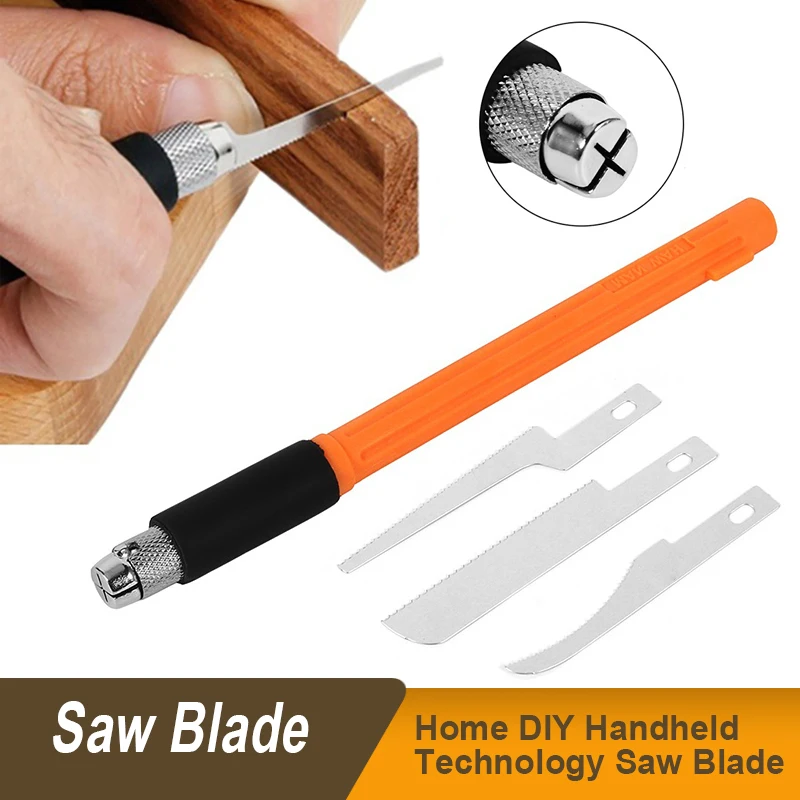 Multifuncional Mini Razor Grupo Handheld Craft Saw Blade Modelo Carpintaria Ferramentas Manuais Home Diy
