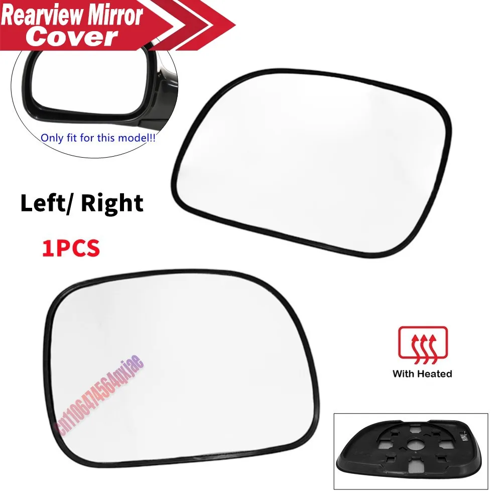 For Chrysler Town&Country Voyager For Dodge Caravan 1996-2007 1PCS Outer Rearview Side Heated Mirror Glass Lens Car Accessories