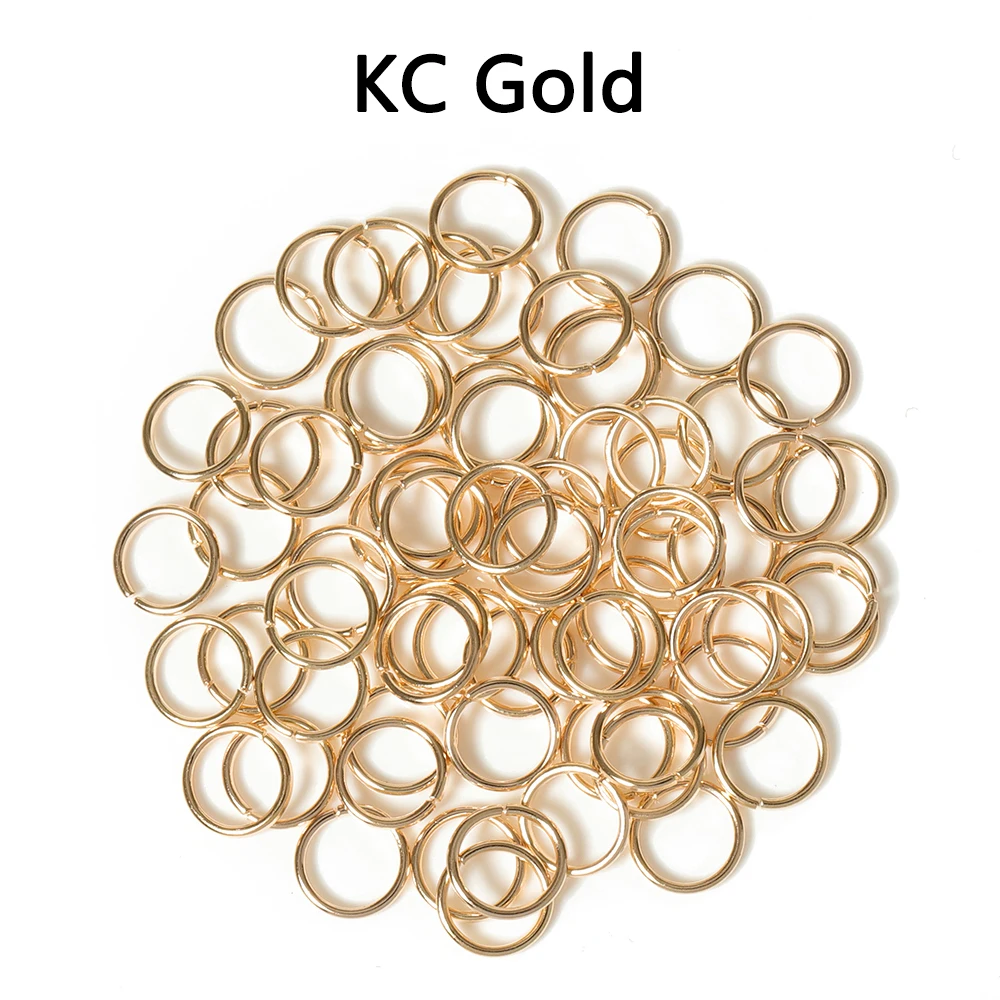 200 Stück/Los Großhandel Offene Kreis-Springringe Halskette Armband Ohrring Anhänger Verbinder DIY Schmuckherstellung Bastelzubehör – Detail 20