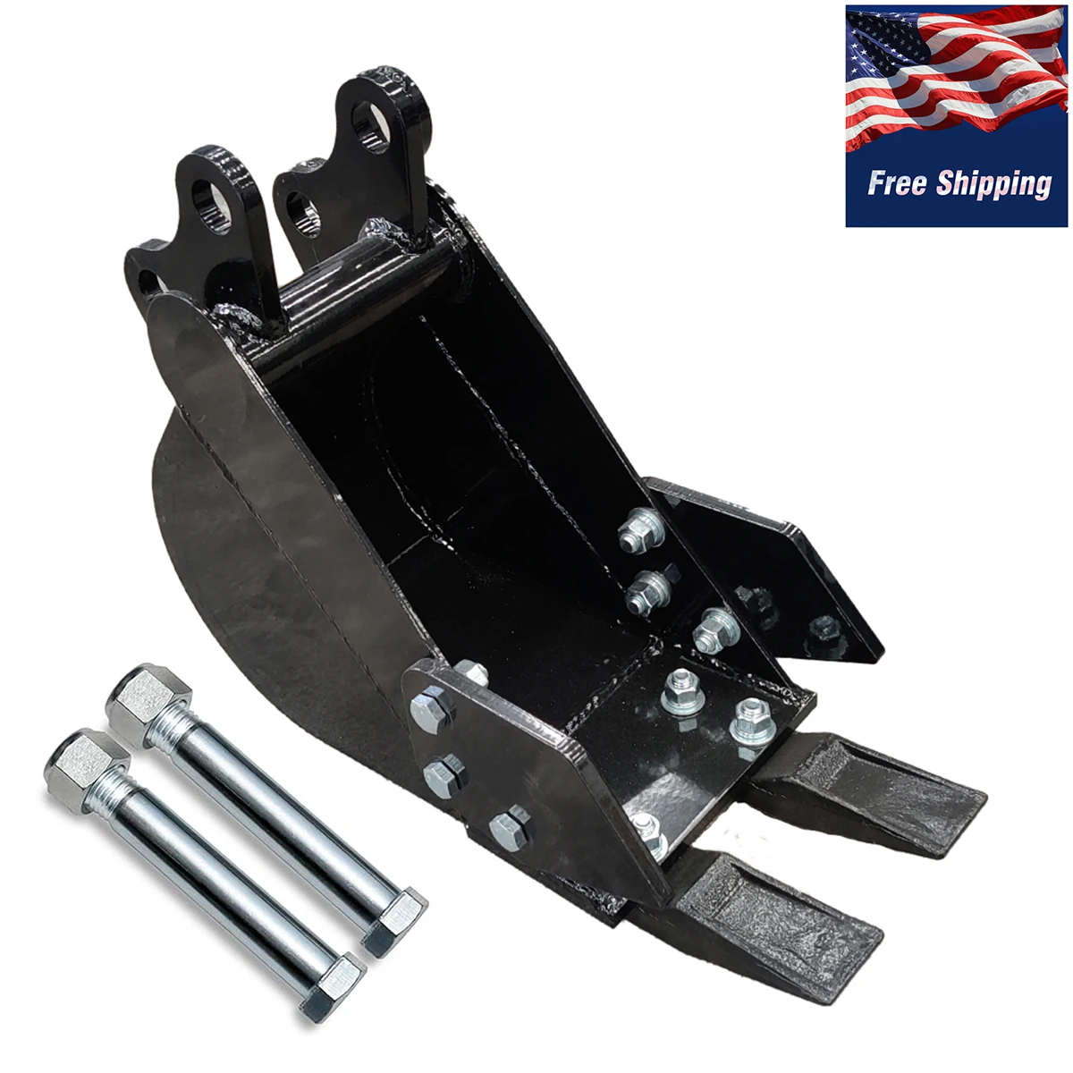 

200mm 7.9inch Narrow Bucket Attachment for Mini Excavators Small Digger Accessory