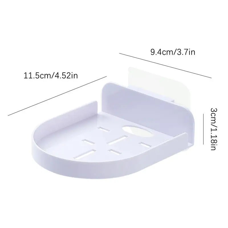 Soporte de pared para Monitor de cámara, estante para cámara sin taladro, estante de pared pequeño con cámaras de seguridad adhesivas, estante flotante pequeño sin taladro