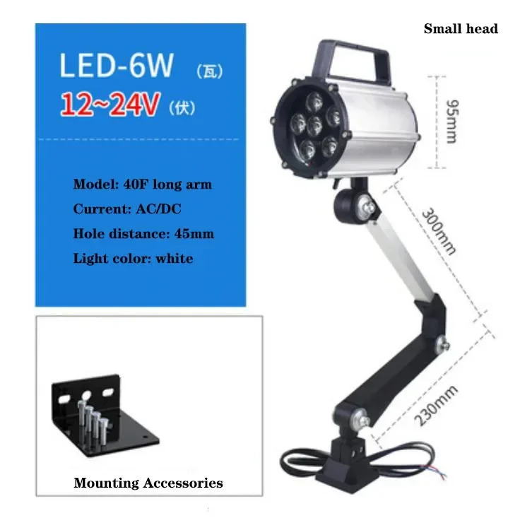 Werk Licht Led Freesmachine Boormachine Slijpmachine Verlichting 220V 36V 24V Waterdichte Olie Cnc Draaibank Lamp 1Pc - afbeelding 1