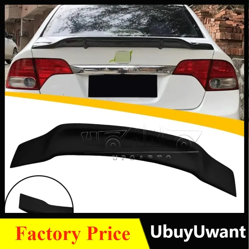 Car Spoilers Factory R&D Produce ABS Carbon Fiber R Style Rear Trunk Wing Spoiler For Honda Civic 8th Gen 2006-2011