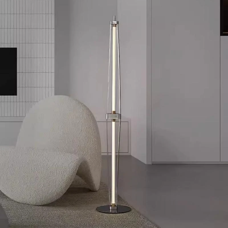Minimalist Italian Minimalist Living Room Ambient Floor Lamp Modern Designer Bedroom Bedside Table Lamp Studio Stainless Steel