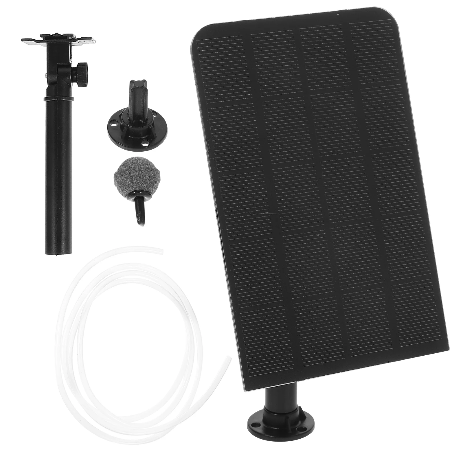 Solar Oxygen Pump Aquarium Suite Powered Fish Pond Aerators For Outdoor Ponds Silicon Crystal