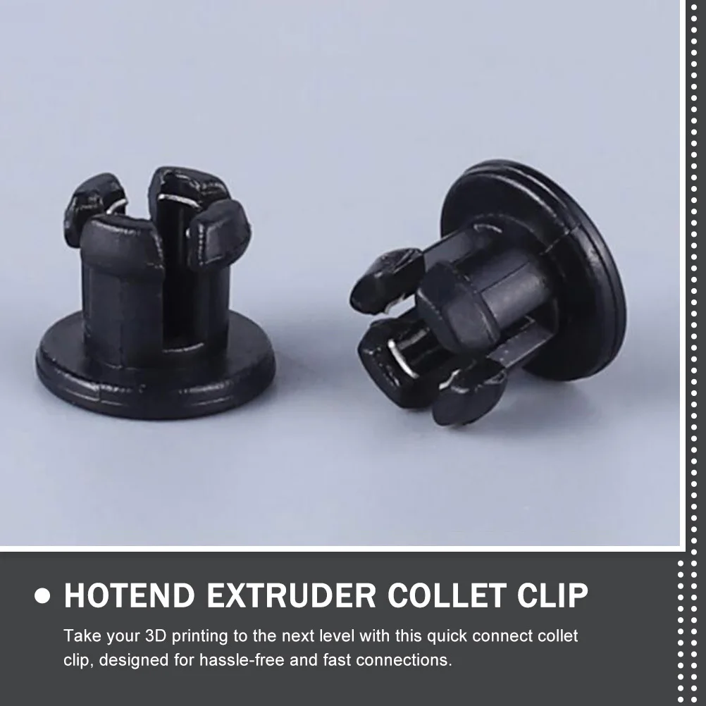 

1Set 3D Printer Extruder Hotend Clip Collet Easy to Use and Install Stable Precision Printing Collet Clip Hotend Extruder Clamp
