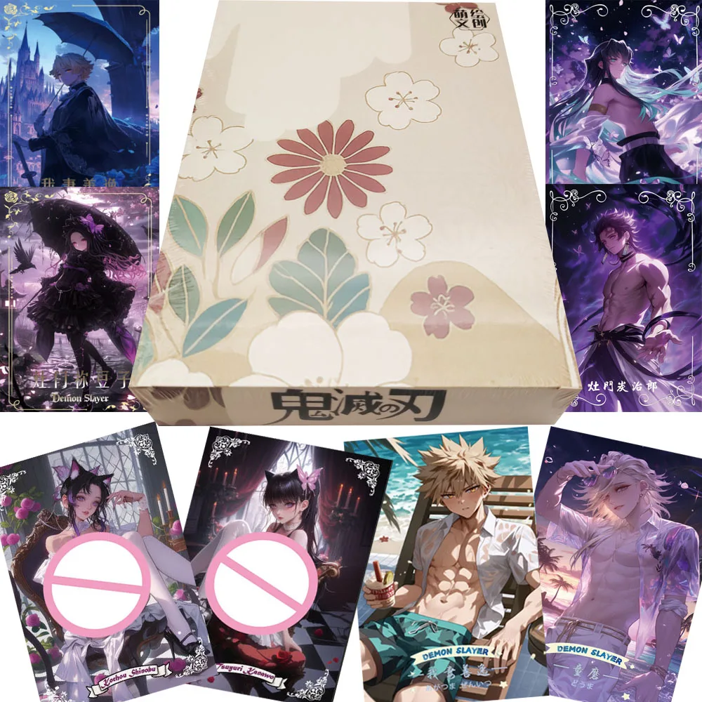 

Wholesale Anime Demon Slayer Acrylic Color Paper Hobby Cards Fun and Exquisite Character Collection Cards Birthday Gift for Kid