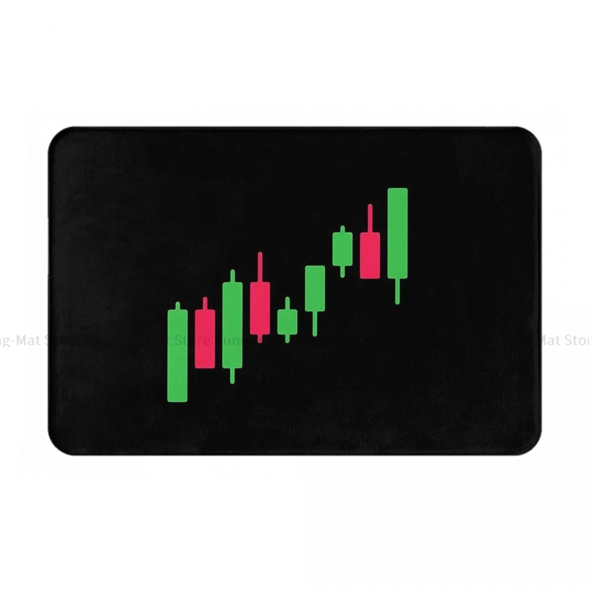 Bitcoin Crypto Miners Non-slip Doormat Forex Stock Market Trader Charts Living Room Kitchen Mat Prayer Carpet Home Decor