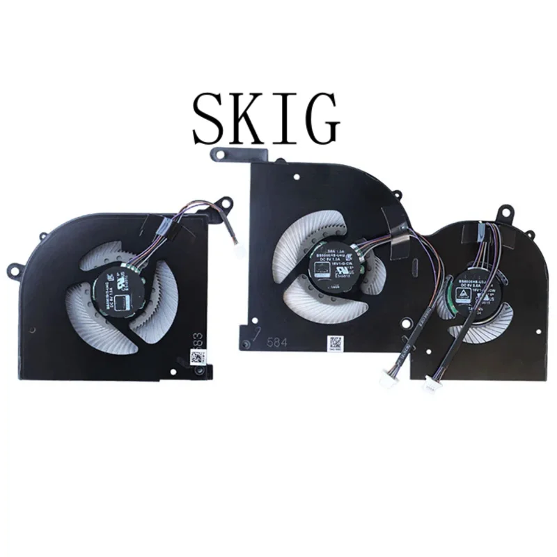 NEW CPU fan GPU Cooling Fan For MSI GS66 WS66 Stealth 10SD 10SE 10SF 10SFS 10SGS MS-16V1 BS5005HS-U4Q BS5005HS-U4J 16V1-G-CW