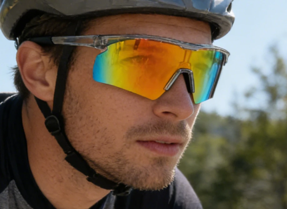 

Универсальные спортивные солнцезащитные очки - ветрозащитные очки с защитой от УФ-излучения UV400 для велоспорта и бега