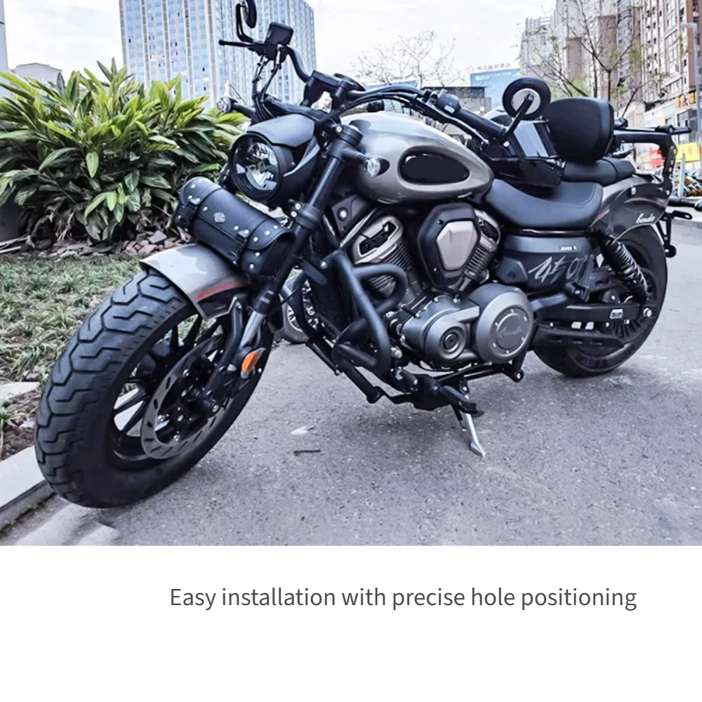 Fit Benda Jinjila 450 Napoleon 450 Motorcycle Side Bag Waterproof Wear-resistant Quick Release Saddlebag Mod Parts