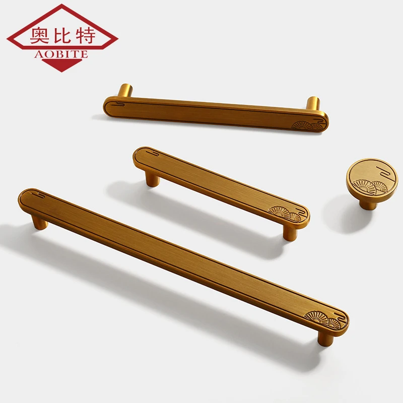 

Chinese Drawer Cabinet Handles Furniture Kitchen Handles for Cabinet Knob Door Drawer Furniture Kitchen Black Simplicity Hardwar