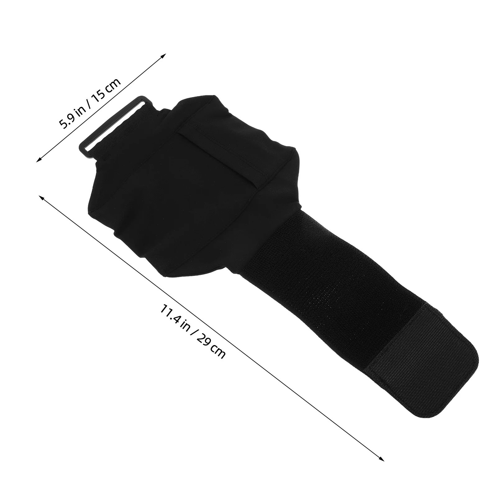 1 قطعة قابل للتعديل الشريط الرياضة حقيبة النايلون الساق الحقيبة للهاتف المحفظة مفاتيح مريحة تناسب الجري الصالة الرياضية السفر في الهواء الطلق الساق الحقيبة