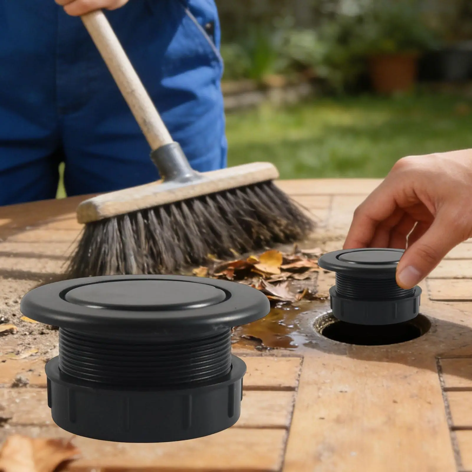 Patio Table Umbrella Hole Ring Plug Securing Furniture Adapter Umbrella Hole Cover Replacement Parts For Yard Garden RV Camping