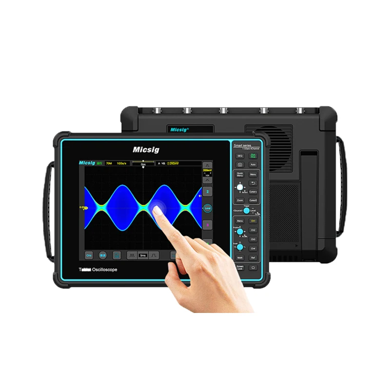 Micsig 8 inch Smart Tablet Oscilloscopes Upgraded STO1004 to STO1104C 1G Sa/S Oscilloscope 4 Channels 8GB APP Control WIFI