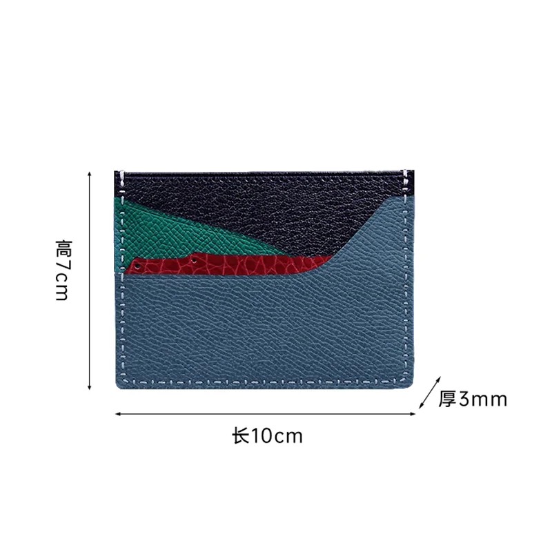 2025 DIMY Crocodile Pickup Bag Women's Ultra Thin Change Storage Handmade Leather H Home Small Card Bag Men's Ultra Thin