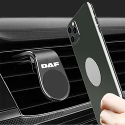Car Magnetic L-Type Phone Holder Stand Clip Suit to All Model Cellphone bracket for DAF 106xf 105 cf85 Truck lf van accessories