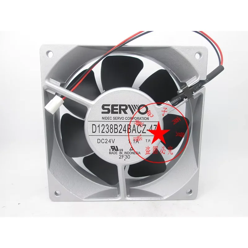 

SERVO D1238B24BACZ-47 DC 24 В 1,1 А 120x120x38 мм 2-проводной охлаждающий вентилятор для сервера