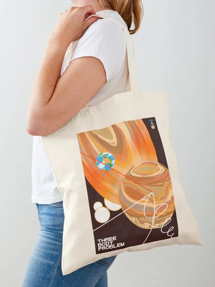 

Three Body Problem Solar System Tote Bag sacs de shopping shopping trolley bag custom tote bag shopping
