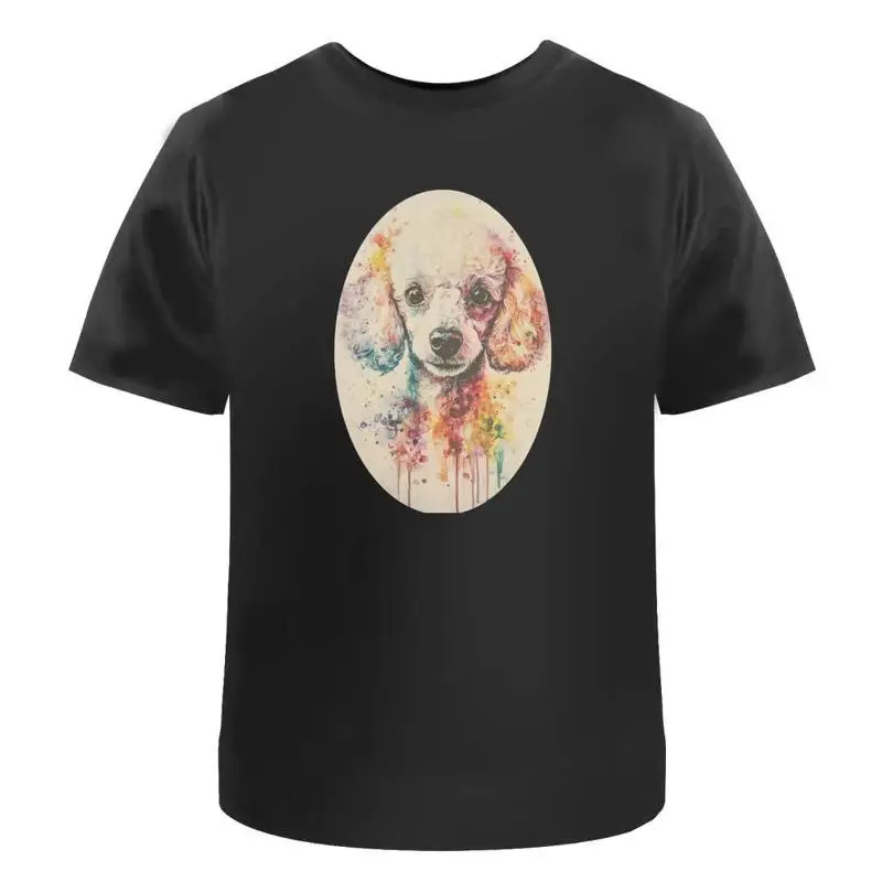 

Poodle Portrait' Cotton T Shirt Ta052844