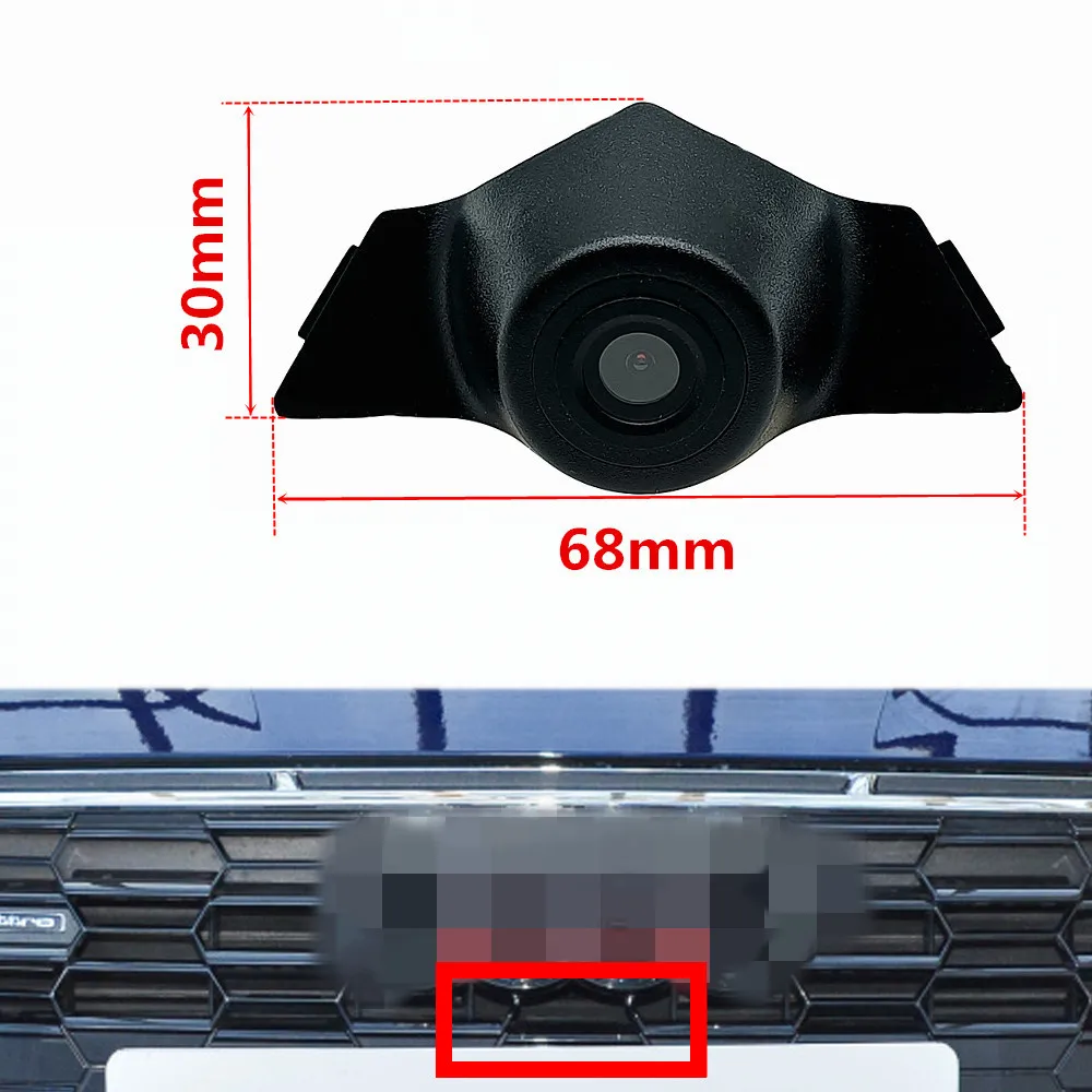 YIFOUM HD Car Front View Parking Night Vision Positive Logo Camera For Audi A5 Cabriolet Coupe Sportback 40 45 TFSI 2021 2022