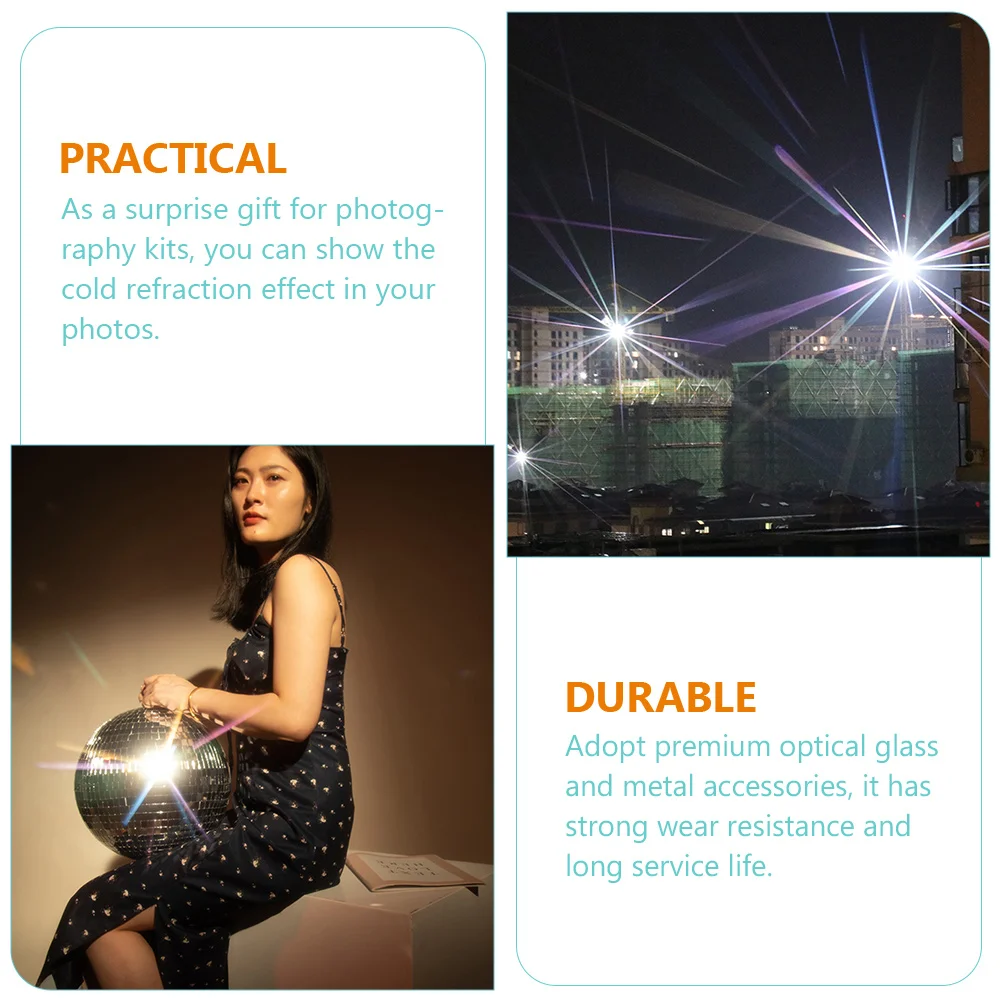 

Special Effect Filter for Camera Lens Plastic Starlight Radiant Strainer Polarizing Glass DSLR Photography Accessories L