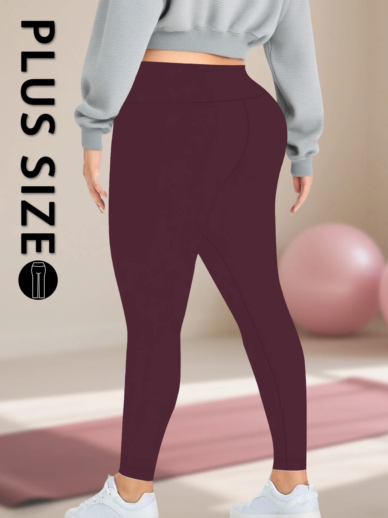 Leggings de Cintura Alta para Mujer Talla Grande con Tela Súper Suave, Ideales para Yoga, Correr, Hacer Ejercicio y Relajarse en Casa