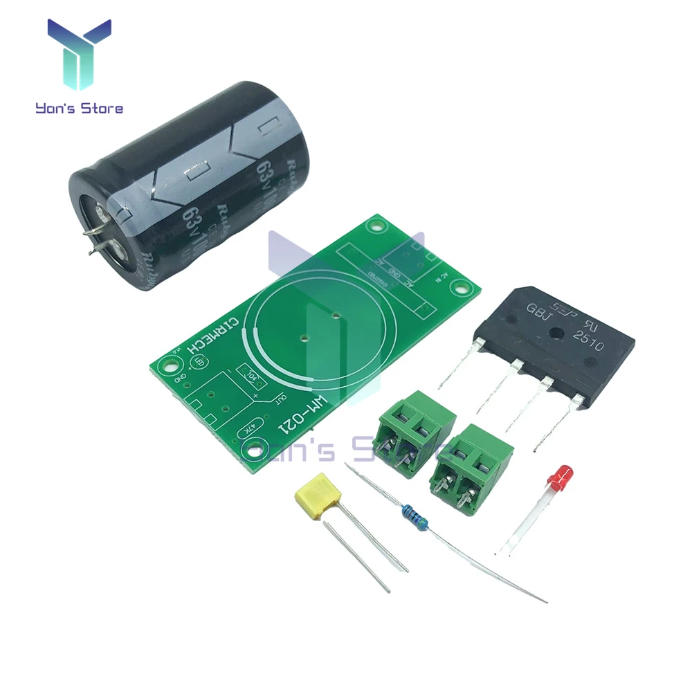 Amplifier Rectifier Filter Power Board Single Power Supply Circuit Board AC to DC Power Module DIY Kits