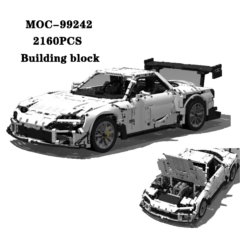 

Classic Building Block MOC-99242 Supercar Static Version 2160pcs High Difficulty Splicing Parts Adult Children Toy Birthday Gift