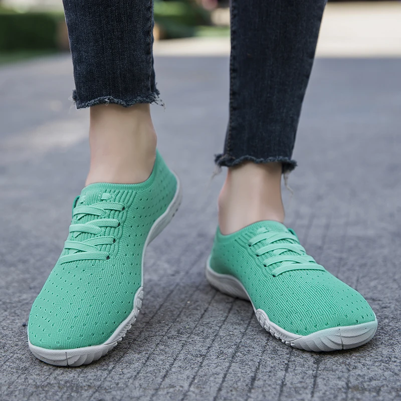 Damyuan New Shoes Ladies Breathable Sneakers Fashion Light Mesh Air Cushion Women's Sports Shoes Outdoor Lace Up Walking Loafers