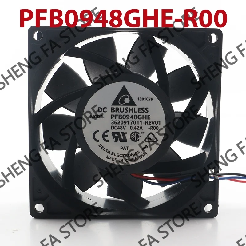 Pressurized temperature control dual ball cabinet Delta 5V 12V 24V DC 48V 0.42A AC EC 9038 90X90X38MM 9CM PFB0948GHE cooling fan