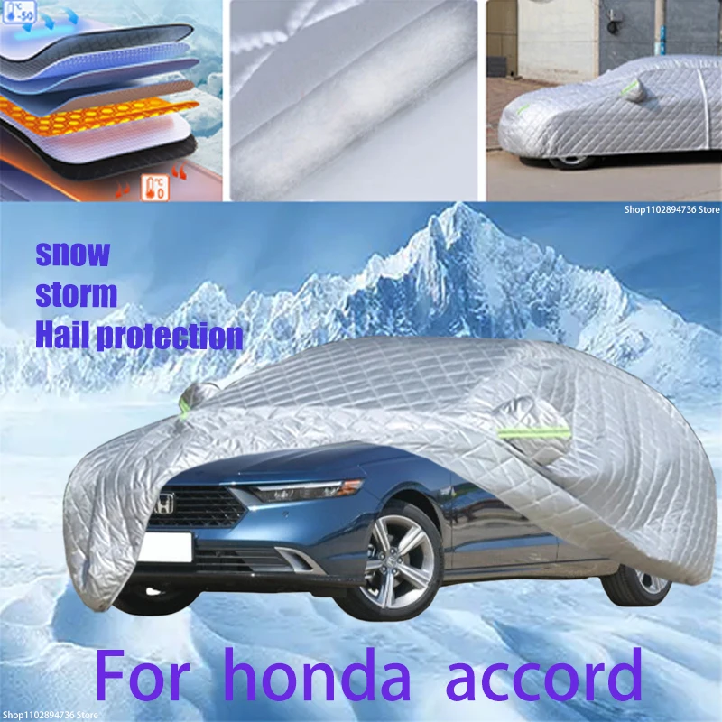 

For honda accord Outdoor Cotton Thickened Awning For Car Anti Hail Protection Snow Covers Sunshade Waterproof Dustproof