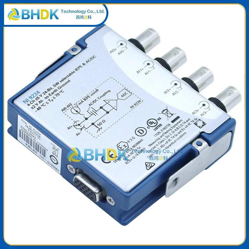 For NI-9234 Vibration Noise Test Module Support Accelerometer TEDS Sensor Measurement
