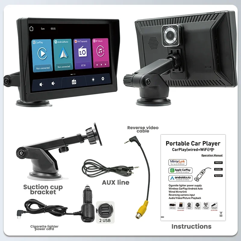 TLF 9 بوصة مشغل DVD للسيارة المحمول PND جديد 2Din راديو السيارة العالمي الكل في واحد مع مسجل