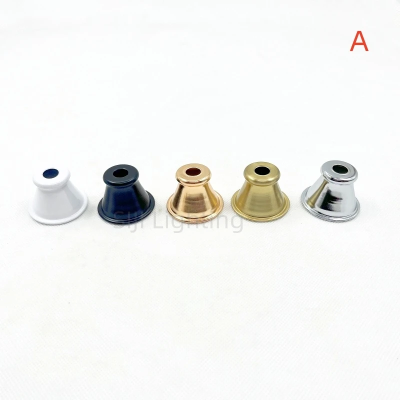 Iron Lamp Base Pendant Light Hardware Decorative Cover Cap Wall Lamp Bell Cover Decoration Small Cover Cap Horn Shaped Cover Cap