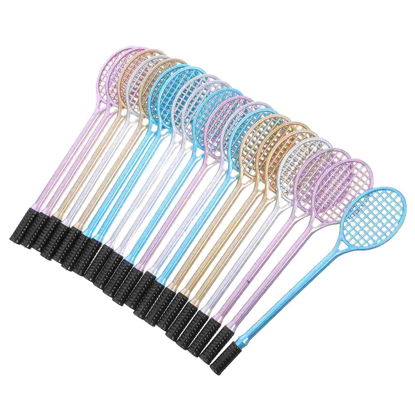 

20 Pcs Badminton Racket Pen Erasable Gel Pens Office Cute Ink Adorable Writing Plastic Fine Point Bulk