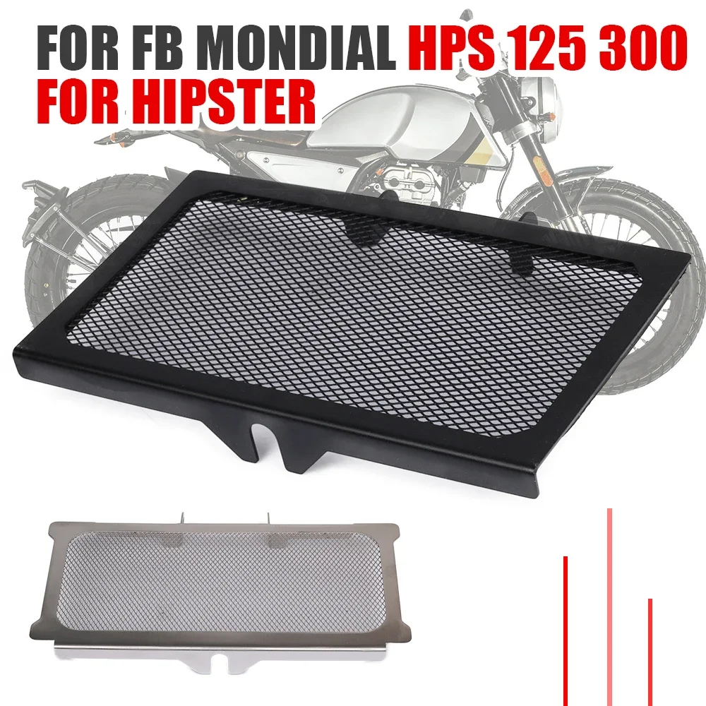 For FB Mondial HPS 300 HPS 125 Hipster HPS125 HPS300 MotorcycleAccessories Radiator Grill Guard Grille Protection Cover Net Mesh