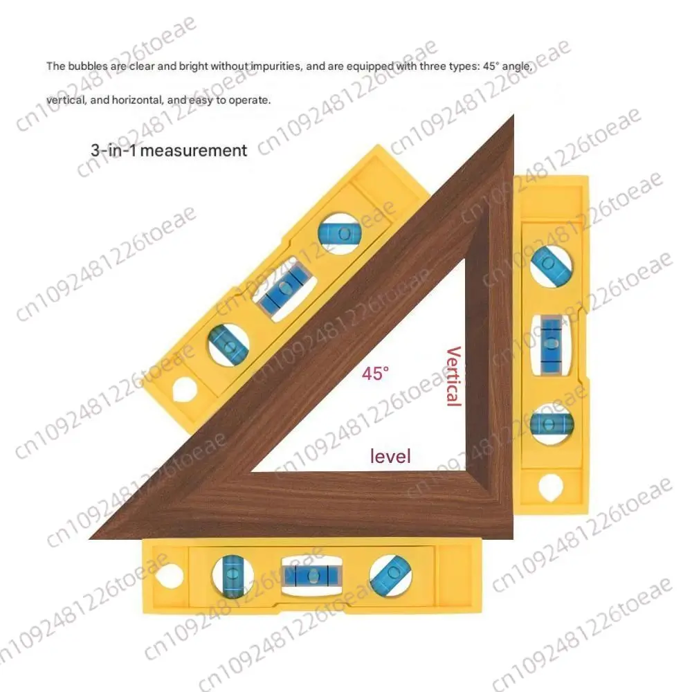 95mm Portable Magnetic Mini Spirit Level for Furniture Appliance Installation