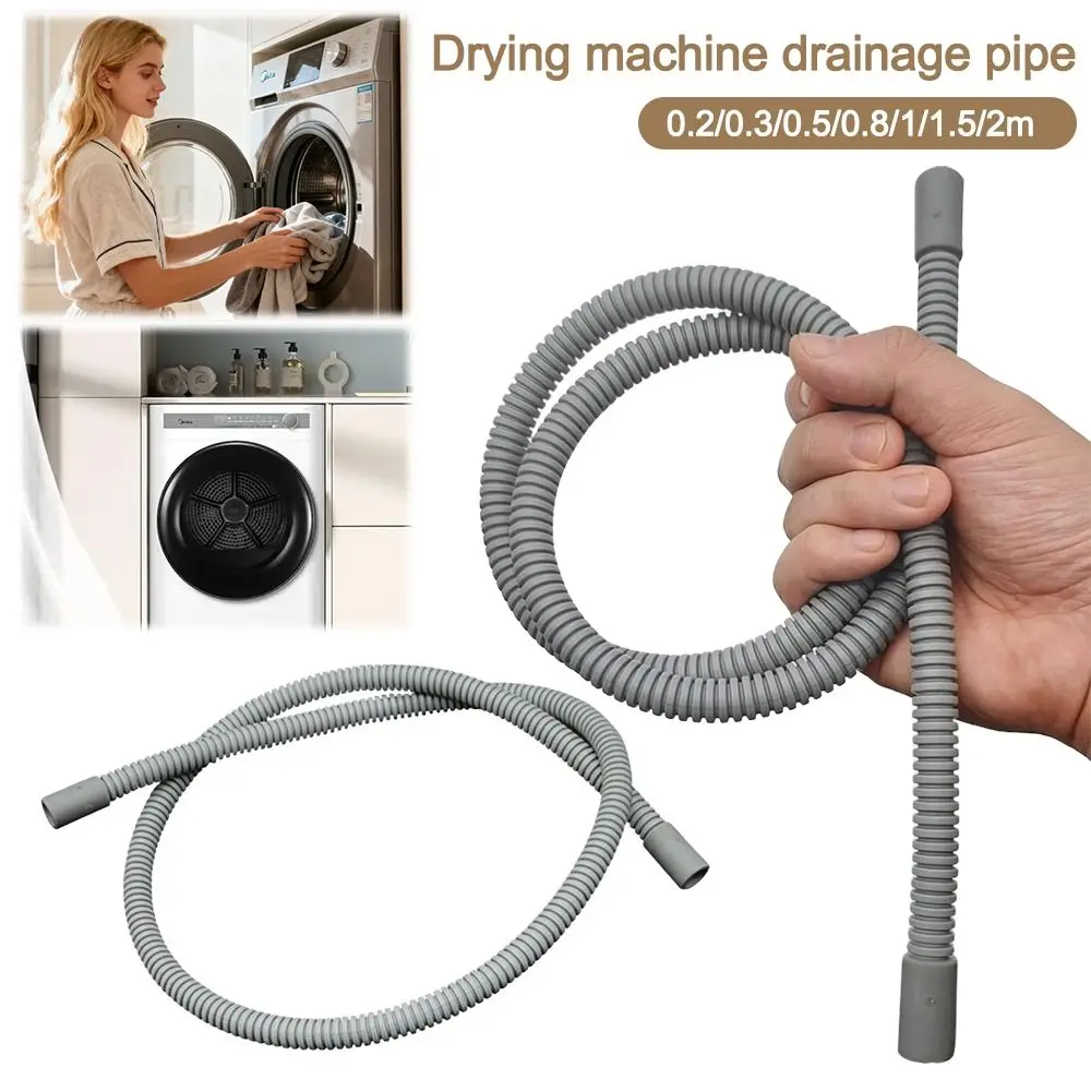 10mm Dryer Drain with Adapter Multiple Sizes Dryer Extension Hose Replacement for Midea for Haier for Siemens Dryers