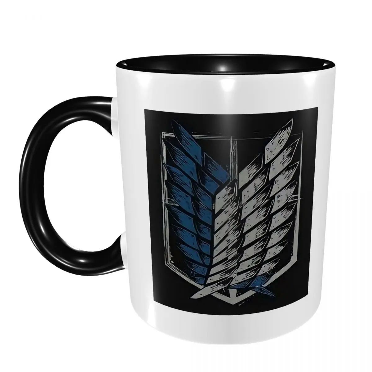 Shingeki No Kyojin Attack On Titan Wings Mug Funny Ceramic Coffee Cups Tea Mugs Milk Cup Drinkware Gifts for Friends