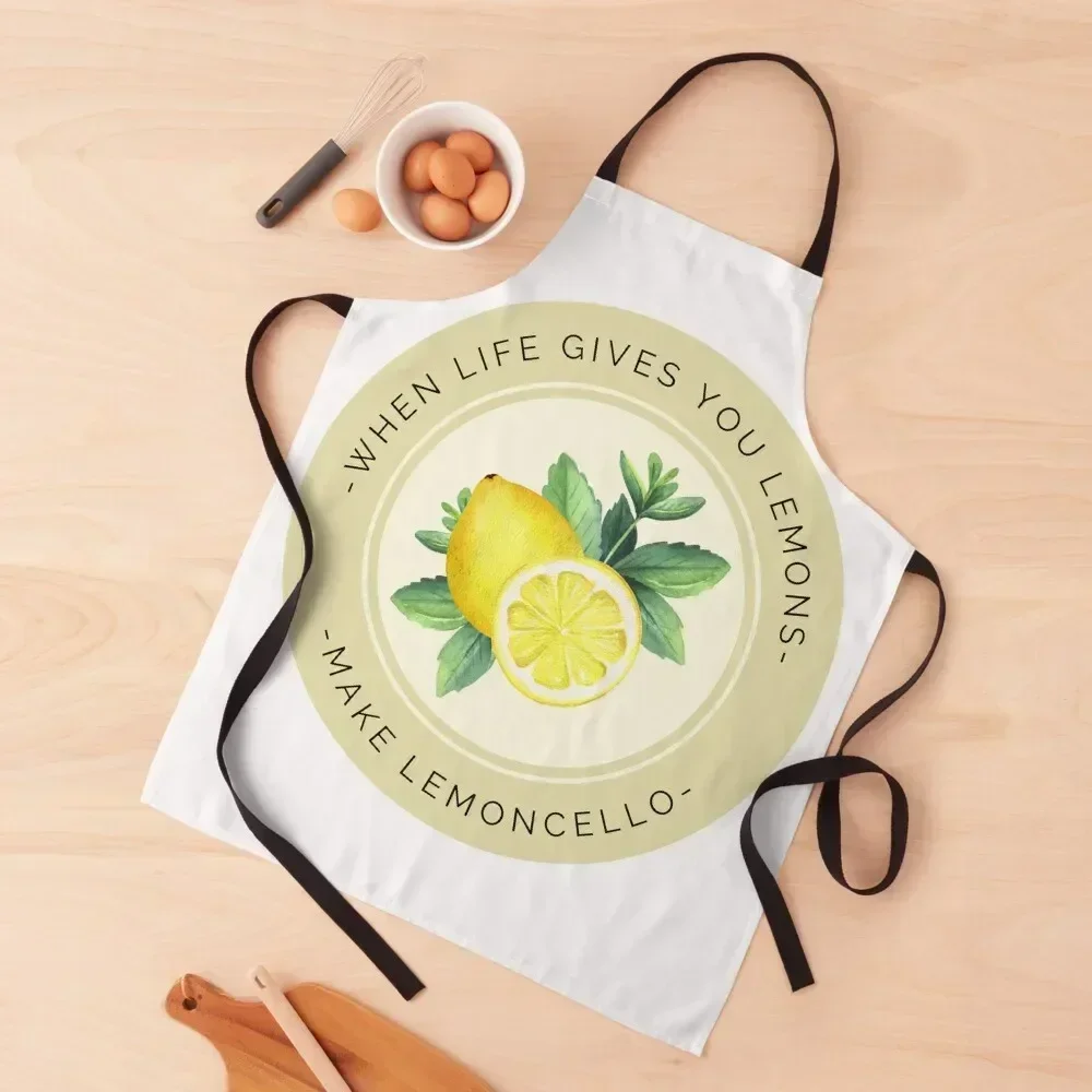 

when life gives you lemons Apron Women's Kitchen For Cooking for home useful pieces Women Kitchen Apron