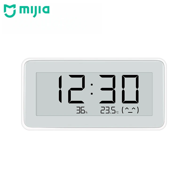 Mijia Digital Clock BT4.0 Wireless Indoor Outdoor Hygrometer Thermometer E-link Screen Temperature Humidity Measuring Too